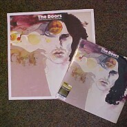 Purchase a vinyl copy of the newly reissued DOORS “Weird Scenes Inside the Gold Mine” 2-LP set, and receive this beautiful promotional DOORS lithograph!!