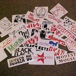 Restocked on STICKERS!! 100 different ones. (see photo for a small sampling).