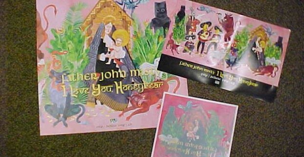 Purchase the fabulous new FATHER JOHN MISTY “I Love You, Honeybear”, vinyl LP, and receive FREE one of these cool posters or static-cling sticker!