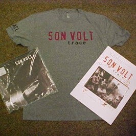 Be the first person to come in the store and purchase the new 20th Anniversary reissue of the classic SON VOLT “Trace” vinyl LP, and you will receive this cool Son Volt t-shirt (XL)…and a 12″ x 16″ “Trace” lithograph AUTOGRAPHED by Jay Farrar! (must mention you saw this post).