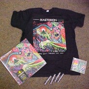 Purchase a copy of any of the MASTODON vinyl LPs we have in stock, and you will receive FREE, this super-cool MASTODON TOUR PRIZE PACK!!