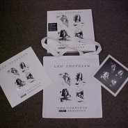 Purchase the incredible, brand new LED ZEPPELIN “Complete BBC Sessions” 5-LP BOX SET, and receive FREE, a Led Zeppelin canvas tote bag 4 different pins, and TWO different Zeppelin lithographs (one is a beautiful raised / embossed litho). While supplies last!