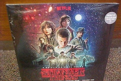 Heads up! We got in a few more copies of the “STRANGER THINGS vol.1″ soundtrack on clear w/black smoke vinyl! Grab one while you can!