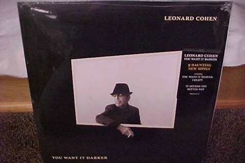 The final album from LEONARD COHEN, “You Want It Darker”, will be released on vinyl tomorrow.