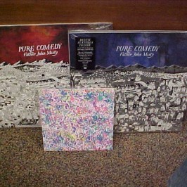 Purchase the fabulous new FATHER JOHN MISTY “Pure Comedy” LP (standard or deluxe edition), and receive a FREE FJM 7″ (w/TWO non-LP tracks!). While supplies last!