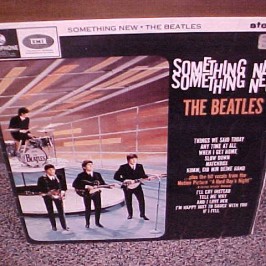 Here`s something we got in for you Beatles / rare records collectors….An ultra-rare original 1965 U.K. “Pressed for Export” copy of the U.S. “Something New” LP.