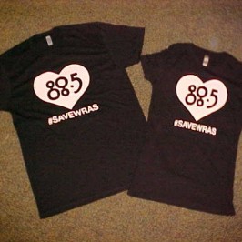 We have “SAVE WRAS” t-shirts! Help the cause!
