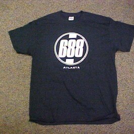 688 SHIRTS are back!! Same shirts that were sold at the club the last year of its existence.