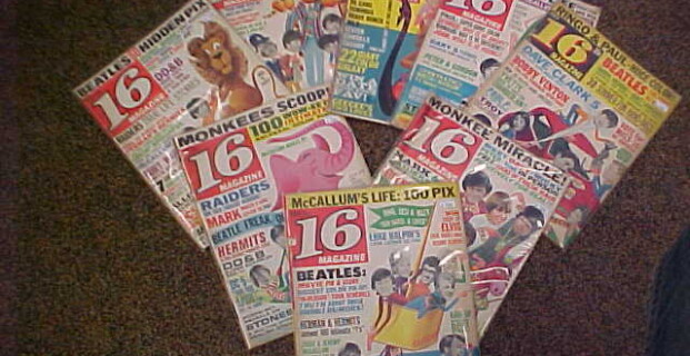 It`s all here!!…in a collection of 40 different “16″ magazines from 1964-1970!!