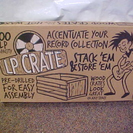 FINALLY back in stock. Wooden LP STORAGE CRATES!