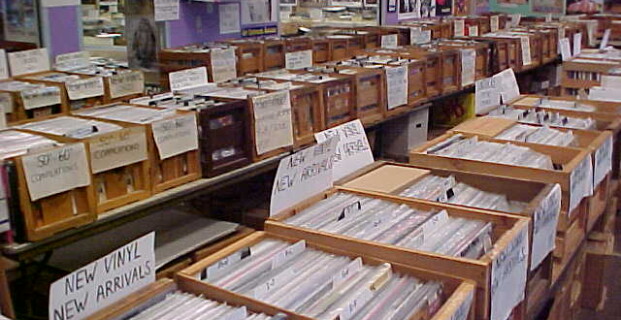 We got in a couple of HUGE used VINYL collections of mostly classic rock LPs (1960`s-`80`s).