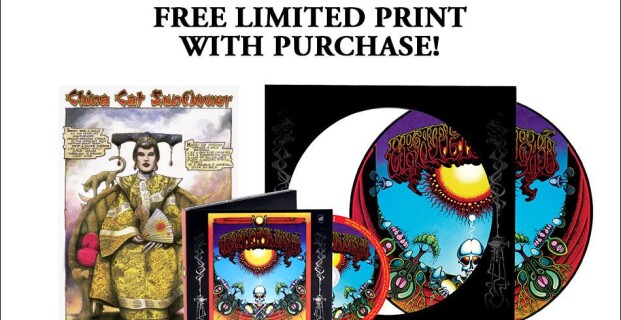 Purchase the brand new GRATEFUL DEAD “Aoxomoxoa” 50th Anniversary picture disc LP, and receive FREE, this beautiful 24″ x 16″ poster print!! (while supplies last)