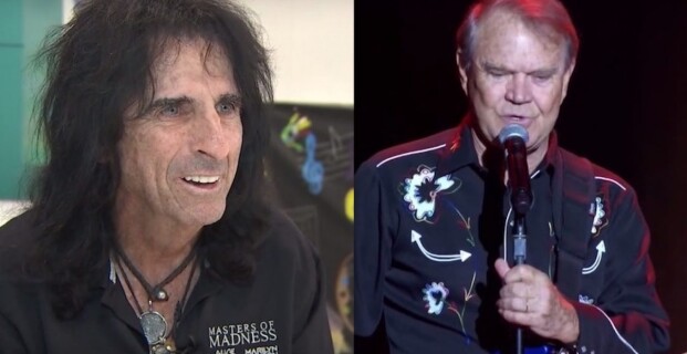 ALICE COOPER, interviewed yesterday on the passing of his close friend GLEN CAMPBELL. If you have a few minutes to watch, this is really good.